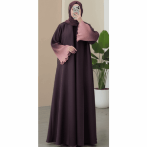 Omre Sleeve Pleated abaya
